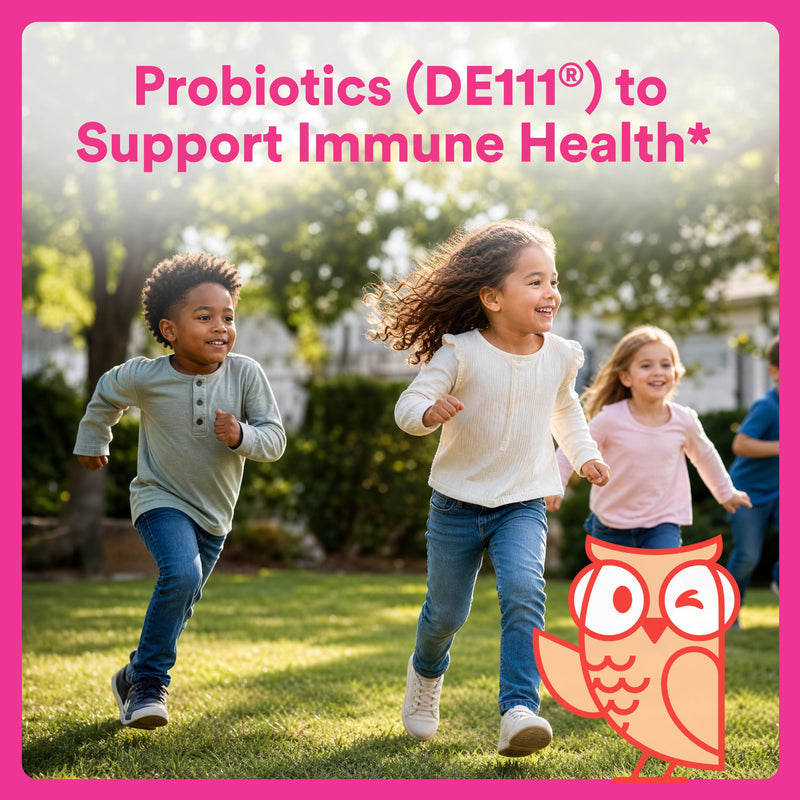 SmartyPants Kids Probiotic Gummies for Digestive Health: 2 Billion CFU Gut Health and Immune Support Supplement, Clinically Studied Probiotic, Gluten Free, Grape, 30 Count (30 Day Supply) 1 Count (Pack of 1) Grape Probiotic
