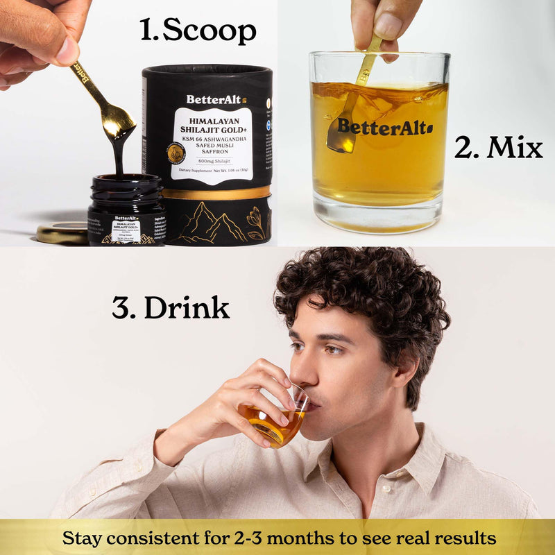 [Australia] - Pure Himalayan Shilajit Gold+(30gm)|Enhances Recovery & Boosts Strength|16,000 ft Sourced Blend with Ashwagandha, Safed Musli,Gokshura|Shilajit gold for men & women|Vegan & Lab Tested-600mg Shilajit Gold + (Pack of 1) 