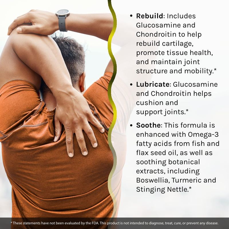 [Australia] - Irwin Naturals 3-in-1 Joint Formula - Powerful Joint Support Supplement with Glucosamine, Chondroitin, Turmeric & Boswellia - 90 Liquid Softgels 