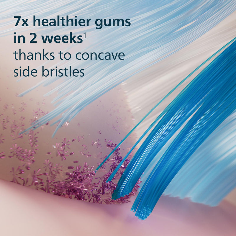 [Australia] - Philips Sonicare G3 Two-in-One - Genuine Replacement Electric Toothbrush Heads, White, 4 Pack One Year Supply, HX9054/65 4 Count (Pack of 1) 