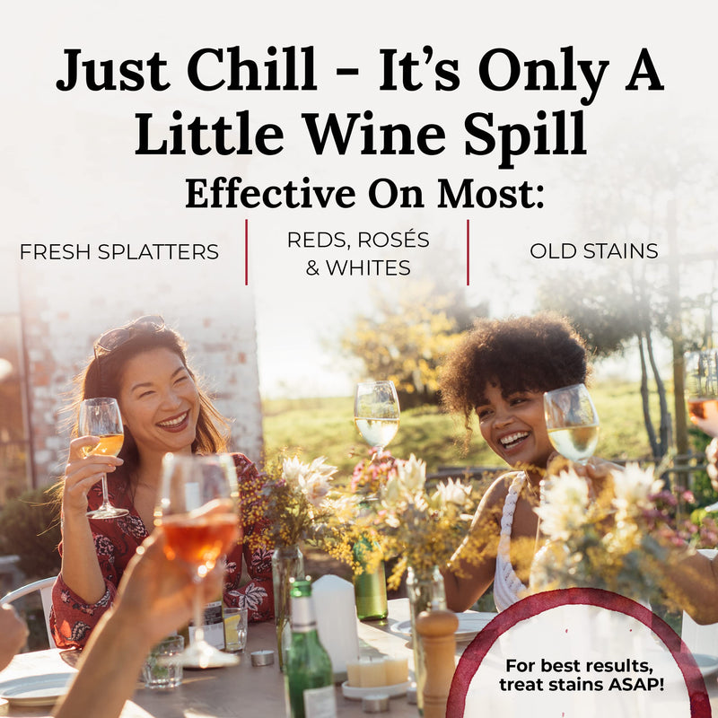 [Australia] - Chateau Spill Red Wine Stain Remover for Clothes - 4oz Stain Remover Spray for Stains on Tablecloth, Carpet, Upholstery and Laundry from the makers of Miss Mouth's Messy Eater Stain Treater 4 Fl Oz (Pack of 1) 