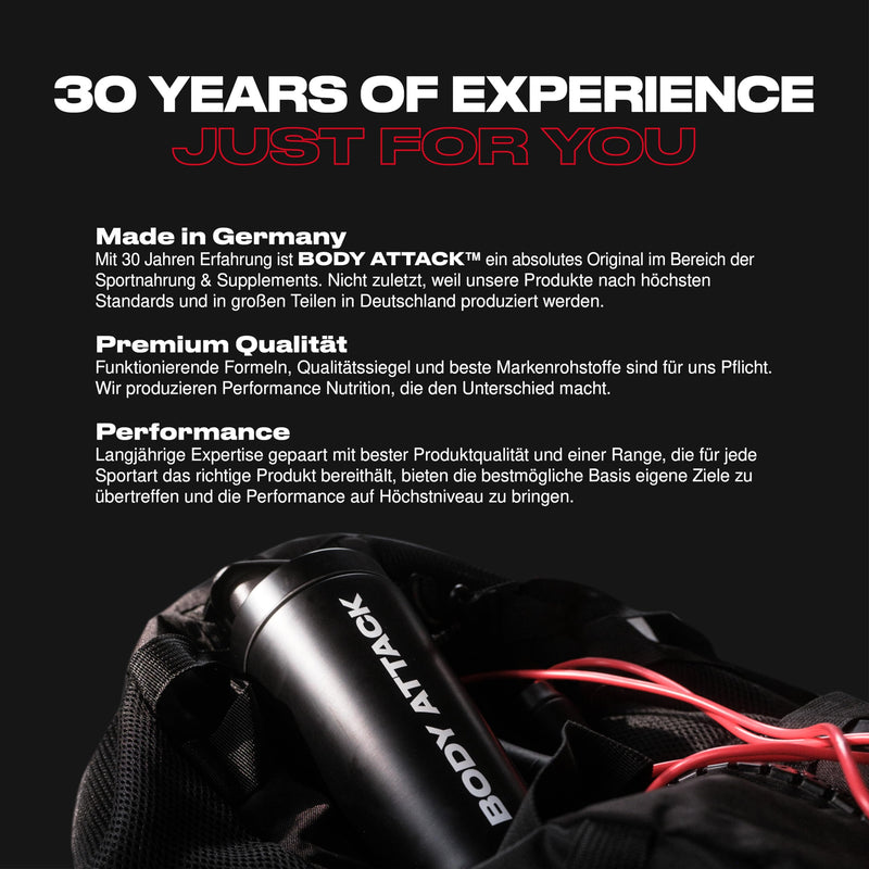 [Australia] - Body Attack Extreme Instant EAA Powder - Cherry, 500 g - Made in Germany - 8 essential amino acids for a protein-rich diet & muscle building training Cherry 500 g (pack of 1) 