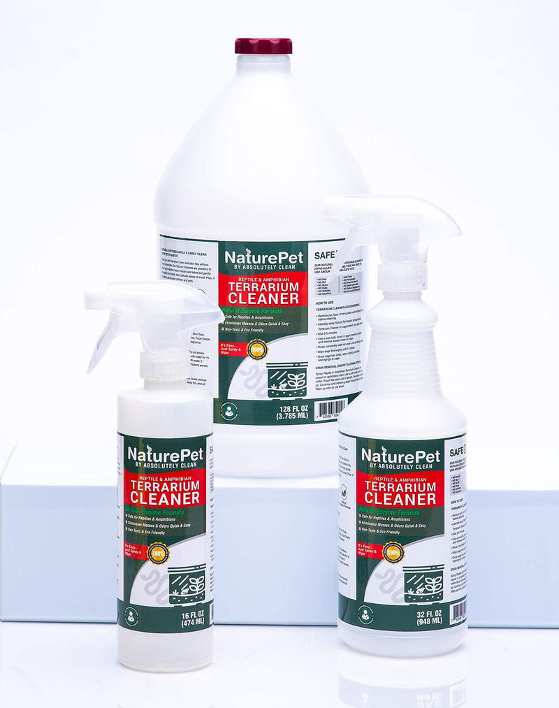 Reptile & Amphibian Terrarium Cleaner (16oz Spray Bottle) - PawsPlanet Australia