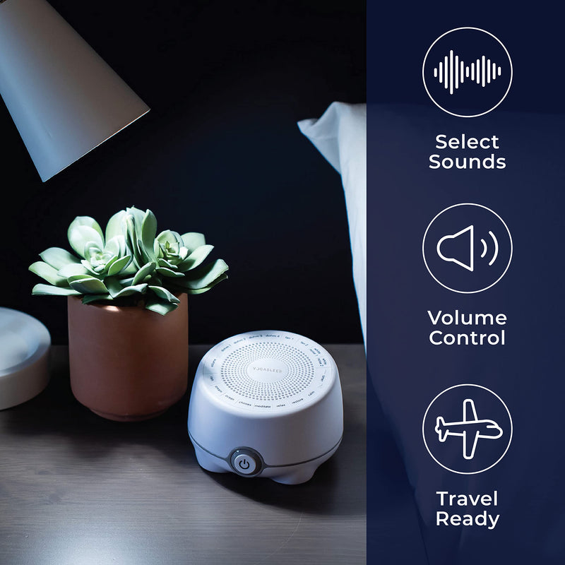 [Australia] - Marpac Yogasleep Whish White Noise Sound Machine 16 Natural Nature & Soothing Sounds with Volume Control, 1.3 kg, White 