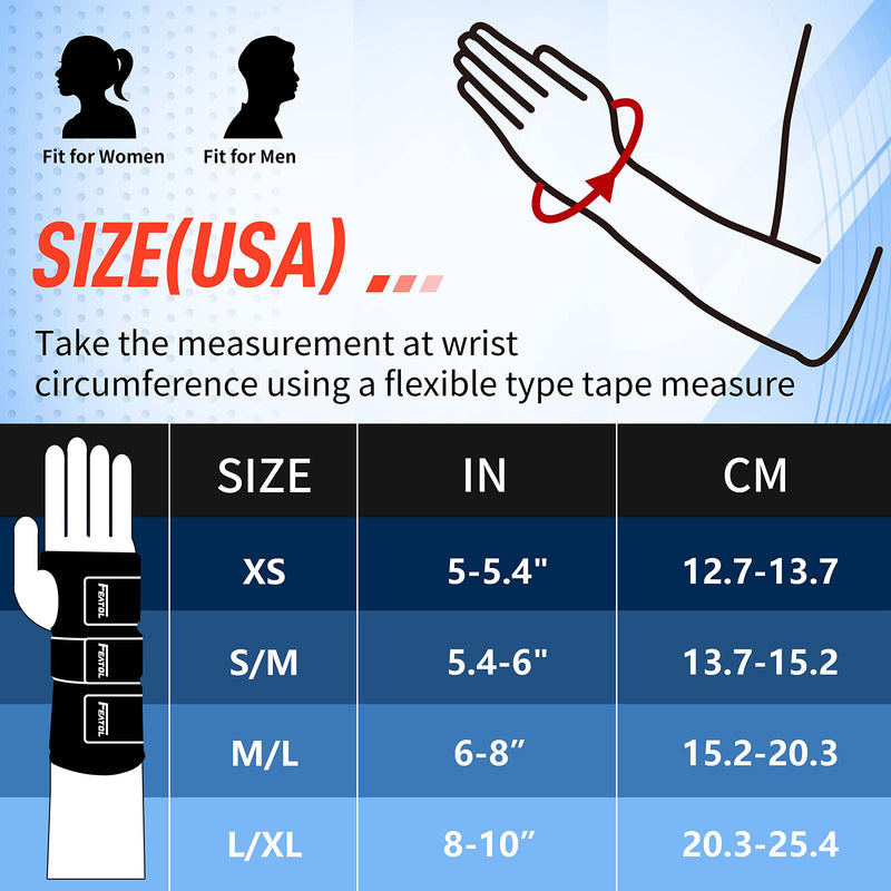 [Australia] - FEATOL 2 Pack Wrist Brace for Carpal Tunnel Relief, Adjustable Wrist Support Brace with Metal Splints Both Hands, Medium/Large, Arm Compression Hand Support for Arthritis, Tendonitis, Sprain, Injuries, Wrist Pain, Right and Left Medium/Large (Pack of 1) 