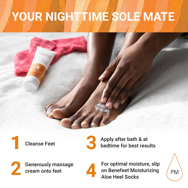 [Australia] - Benefeet Sweet Dreams Overnight Foot Repair - Night Cream for Detox, Moisturize & Soften Dry Cracked Skin, With Apple Cider Vinegar, Turmeric & Borage Oil, 4oz (2 Pack) 4 Ounce (Pack of 2) 