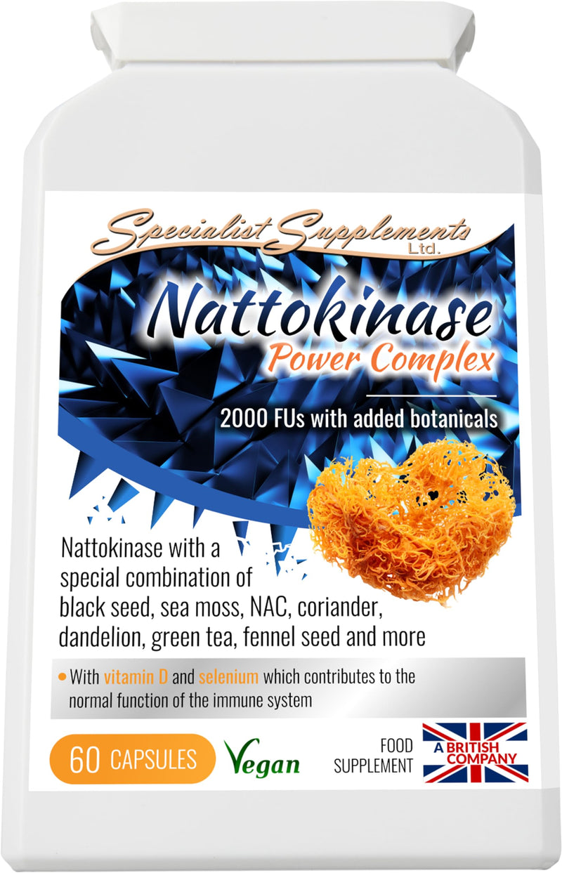 Nattokinase Power Complex, 60 Capsules