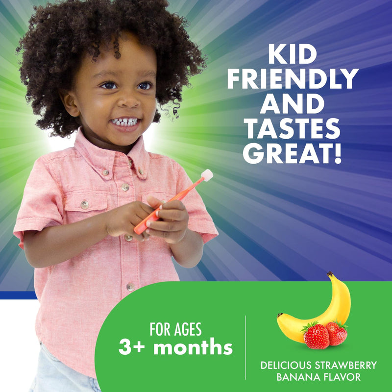 [Australia] - Brilliant Oral Care Kids Fluoride Free Toothpaste, Spry Gel with Xylitol, Strawberry Banana Flavor for Ages 3+ Months, 2 fl oz, 2 Pack 1 Fl Oz (Pack of 2) 
