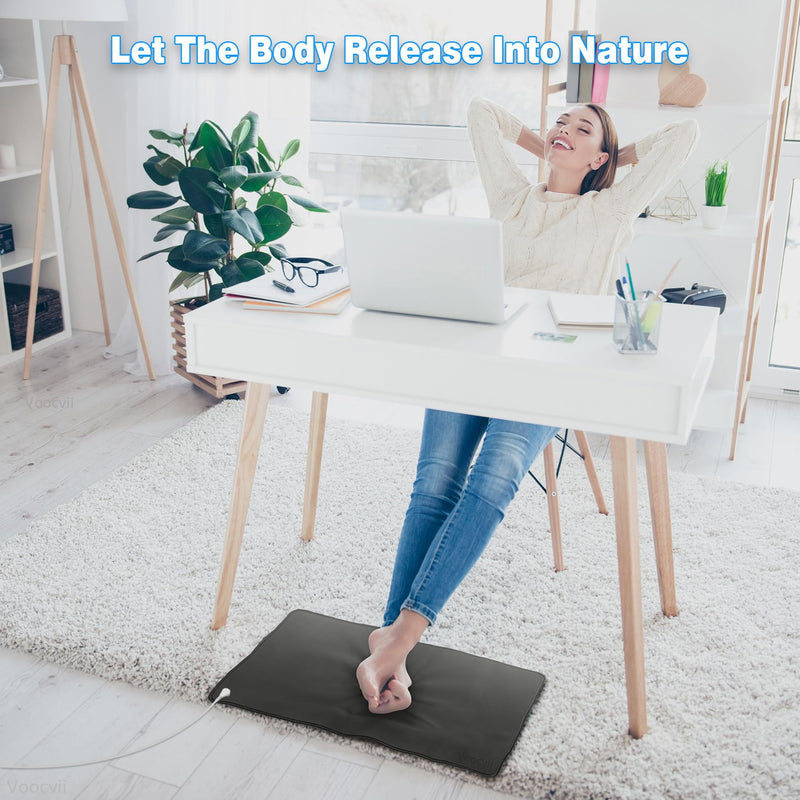 [Australia] - Grounding Mat, Grounded Therapy Improves Sleep and Balance, Reduces Inflammation, Pain, and Anxiety (23.6"x13") 