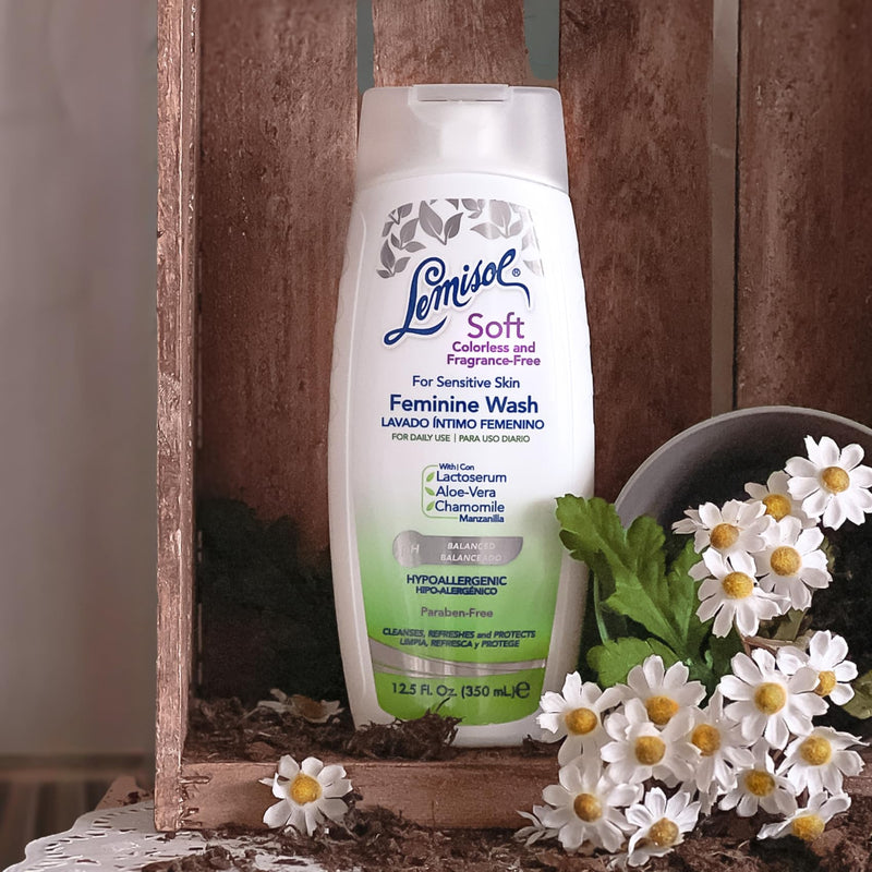 [Australia] - LEMISOL Soft Feminine Wash, Fragrance-Free for Sensitive Skin, 12.5 Fl Oz Bottle 