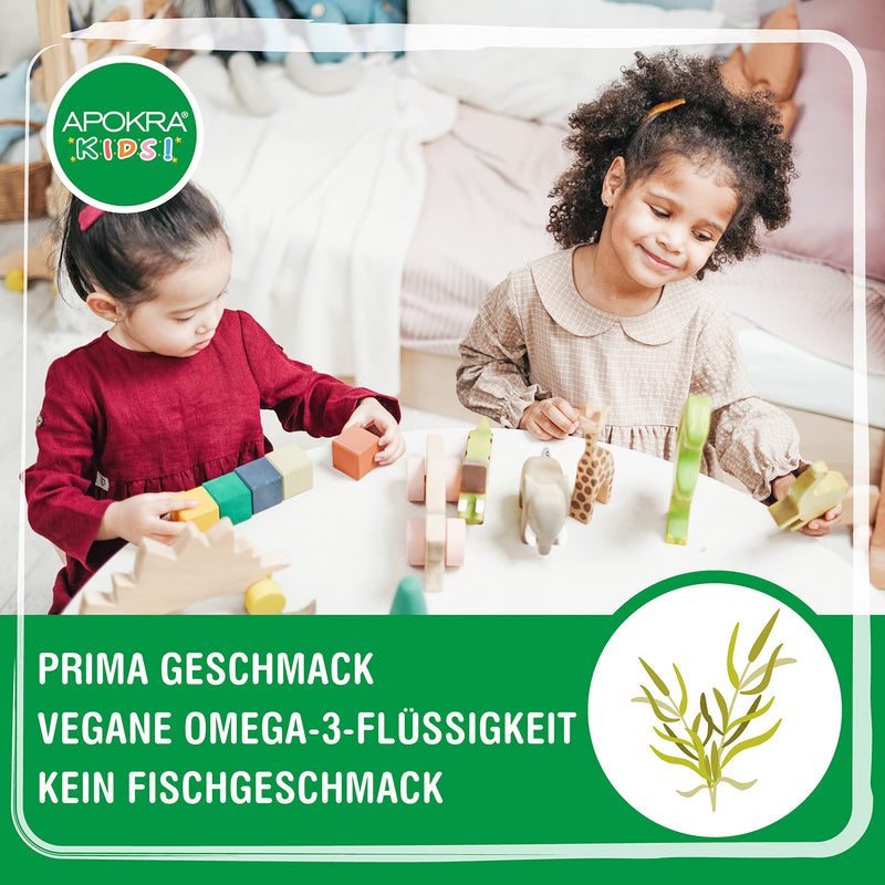 [Australia] - Omega 3 Vegan - Without fish taste - Vegan Omega 3 oil for infants, toddlers and children - Sustainable algae oil, alternative to fish oil - 50 ml | APOKRA Kids Vegan Omega 3 Algae Oil NATURAL ORANGE AROMA 50 ml (pack of 1) 