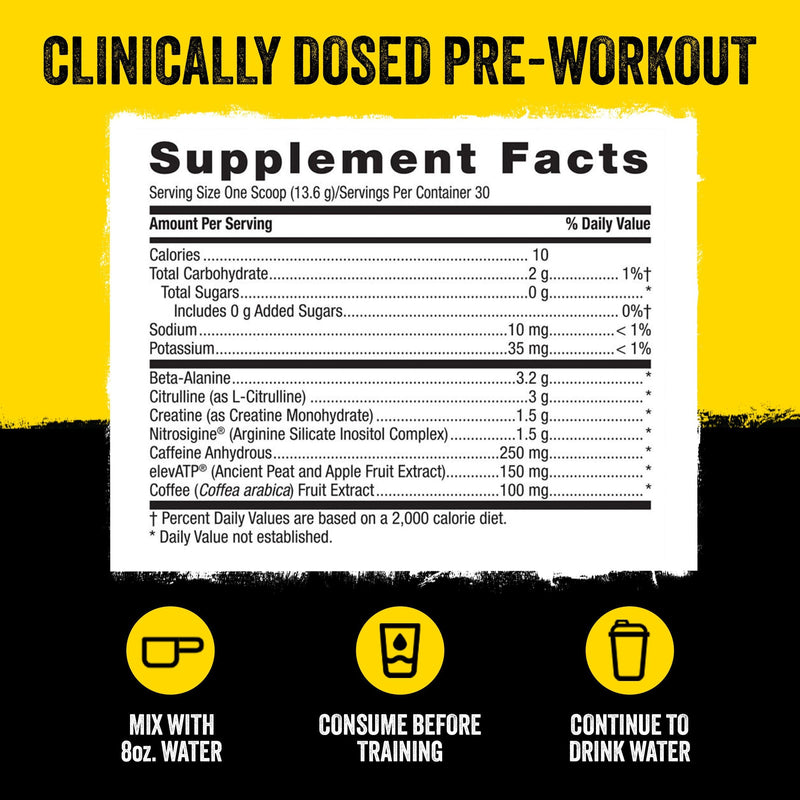 [Australia] - Beyond Raw LIT Pre-Workout - Strawberry Lemonade (30 Servings) 30 Servings - V1 