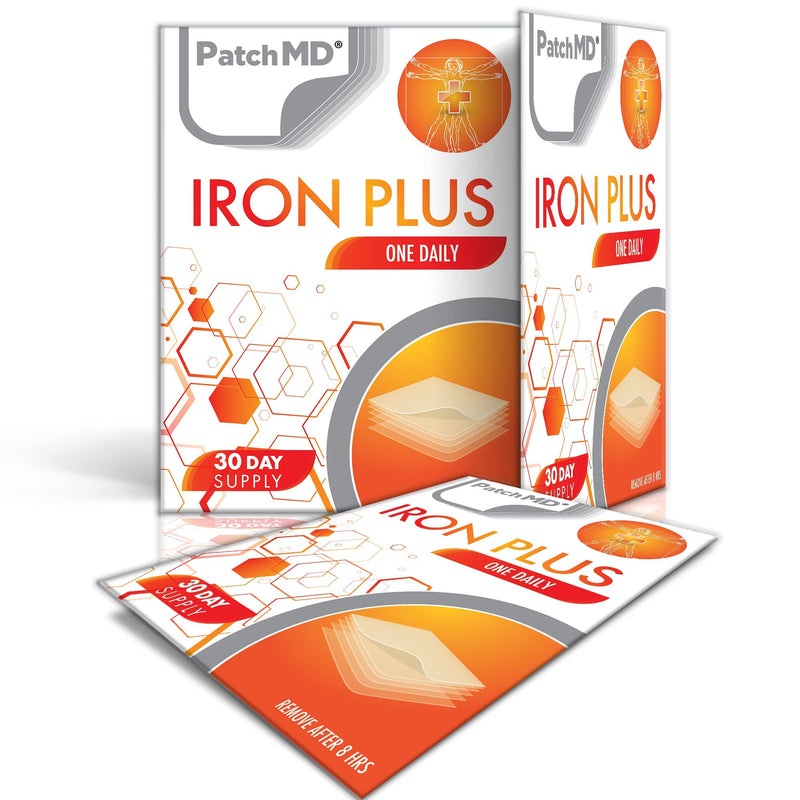 [Australia] - PatchMD – Iron Plus Topical Patches - 30 Days Supply 1 Count (Pack of 30) 