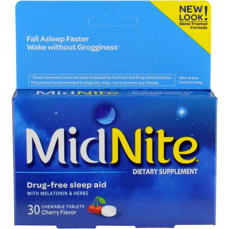 [Australia] - MidNite Natural Sleep Supplement, 30-Count Box (Pack of 2) 