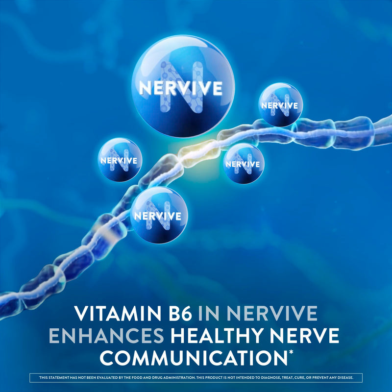 Nervive Nerve Health, Alpha Lipoic Acid, Fortify Nerve Health, Healthy Nerve Function, Healthy Blood Circulation, Supplement, Tablet, 30 Tablets 30 Count (Pack of 1)