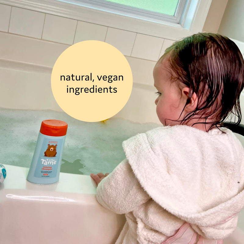 [Australia] - T is for Tame Baby Shampoo - Plant Based & All-Natural, Pediatrician and Dermatologist Tested, Specially Crafted for your Baby's Gentle Hair 