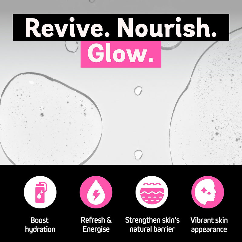 ZUMBA Glow Serum for Face - Vitamin B3/E + Hyaluronic Acid - Hydrating Face Serum & Skin Brightening Serum - Non-Comedogenic Post-Workout Natural Glow Serum - Face Serum for Glowing Skin, 1.7 Fl Oz