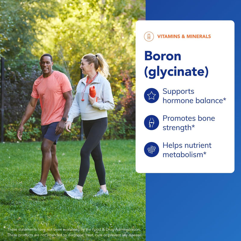[Australia] - Pure Encapsulations Boron (Glycinate) | Supplement for Hormone Balance, Bone Strength and Health, Connective Tissue, and Nutrient Metabolism* | 60 Capsules 