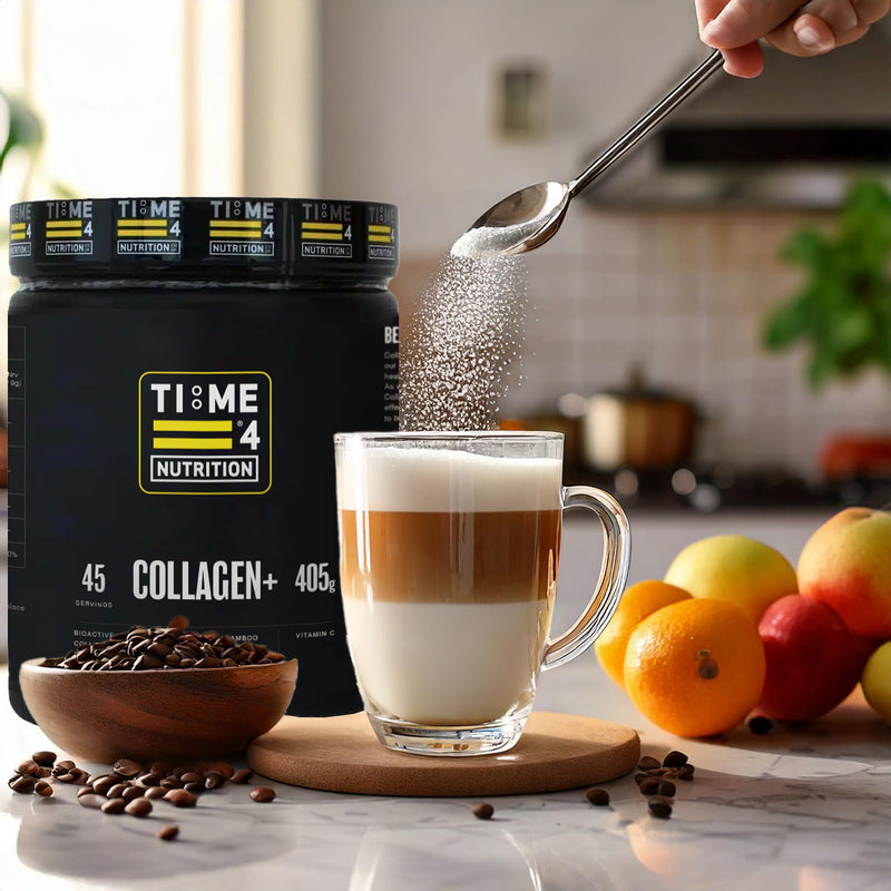 Time 4 Collagen + 45 Servings – Pure Hydrolysed Collagen Powder for Women & Men, MSM, Silica from Bamboo & Vitamin C – Collagen Protein Powder for Joint Care, Bones, Hair, Nails, Skin & Wrinkles