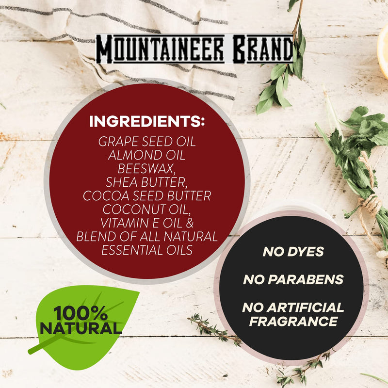 [Australia] - Mountaineer Brand All Natural Bald Head Moisturizer and After Shave Balm | Bald Head Care for Men | Non-Greasy Scalp and Face Lotion | Refreshing Natural Scent | Made in USA | Protect 2oz Step 4 - Moisturize 