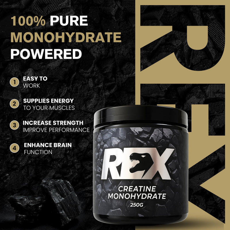 Creatine Monohydrate Powder 250G - 100% Clean and Unflavoured Creatine | Micronized Gym Supplements | Pure Vegan Creatine for Men & Women | ISO Certified Performance & Muscle Recovery Supplement
