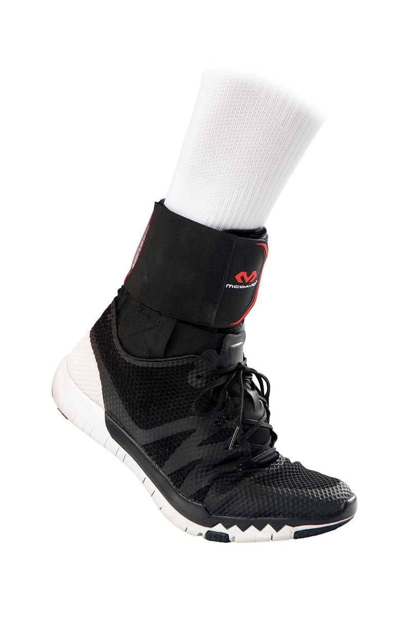 [Australia] - McDavid Ankle Brace w/Cross Straps, Maximum Support, Comfortable Compression & Breathable Design, Injury Recovery Large 