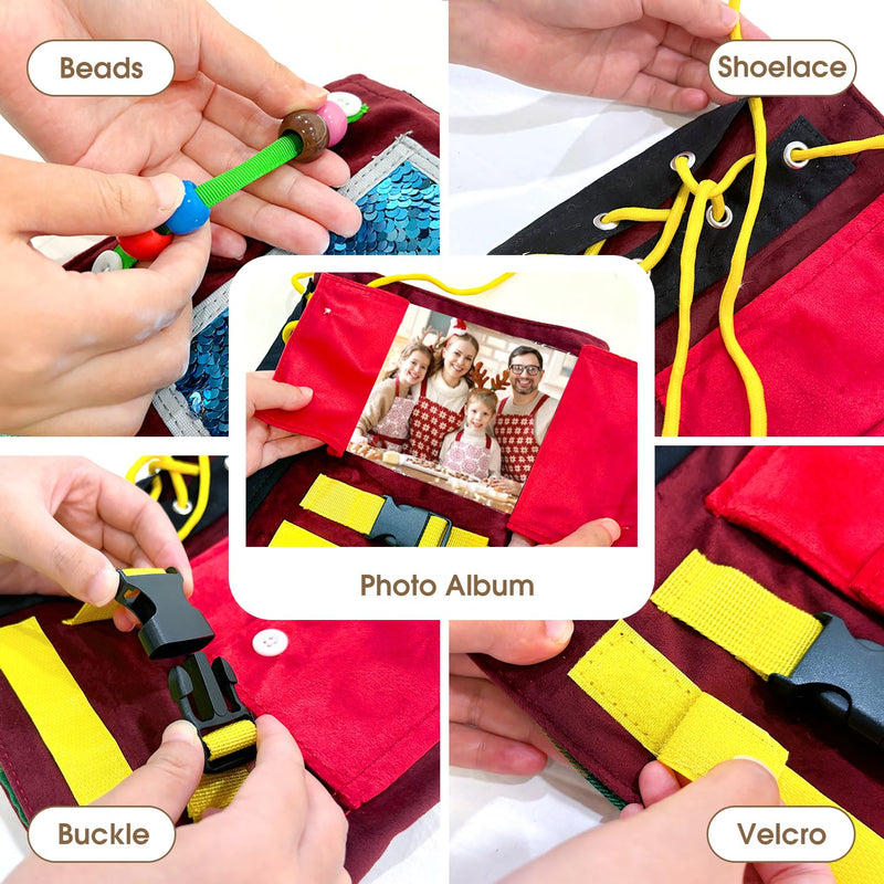 [Australia] - Fidget muff and nest blanket for dementia sufferers, seniors & dementia activity hands, dementia blanket, toy for dementia sufferers, sensory blanket, Alzheimer's, dementia, Asperger's, anxiety, autism 