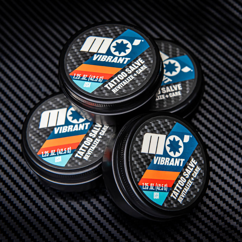 [Australia] - Mo’ Handsome Tattoo Salve – Hydrating Balm for New & Old Ink, Keeps Colors Vibrant & Skin Moisturized –Made in the USA, No Petroleum or Harsh Chemicals – Shea Butter & Vitamin E for Protection, Care 