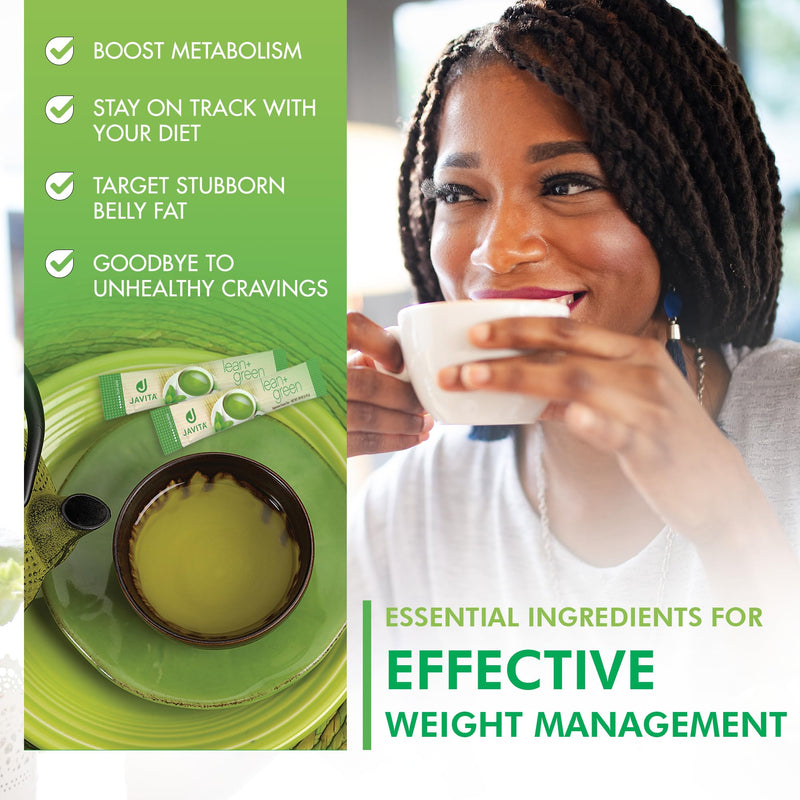 [Australia] - Lean + Green, Premium, 100% Japanese Green Tea, Garcinia Cambogia (as Super Citrimax) & Gymnema Sylvestre, for Weight Management, Appetite Control 24 ct, Javita 24 Count (Pack of 1) 