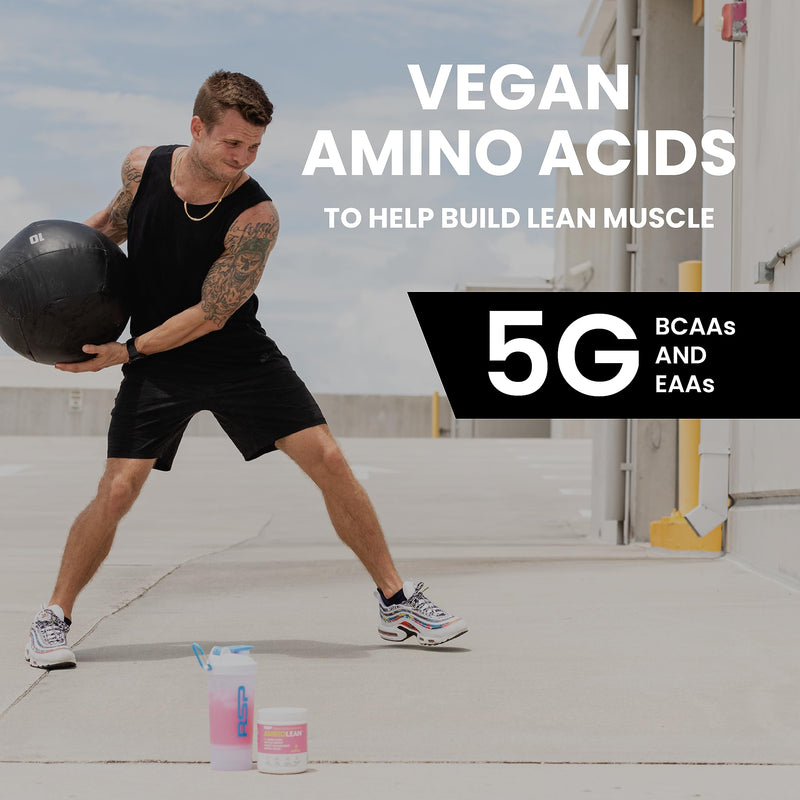 [Australia] - RSP NUTRITION AminoLean Pre Workout Powder, Amino Energy & Weight Management with Vegan BCAA Amino Acids, Natural Caffeine, Preworkout Boost for Men & Women, 30 Serv, Pink Lemonade… 30 Servings (Pack of 1) 