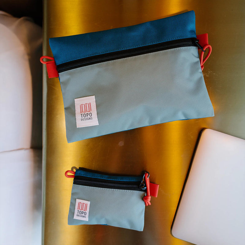Topo Designs, Unisex, Accessory Bag Bundle - Micro/Sm/Med, Navy/Navy, 3 Piece Bundle
