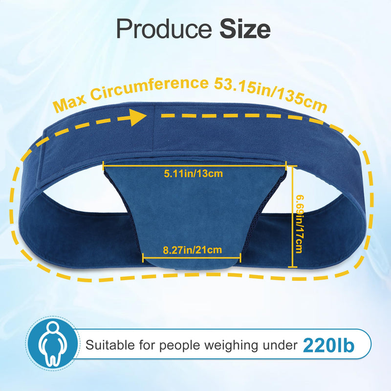 [Australia] - Hip Abduction Pillow with Gel Packs,Hip Surgery Pillow with Strap Replacement Pillows for Sciatica Pain Relief Spine Alignment Leg Pain 