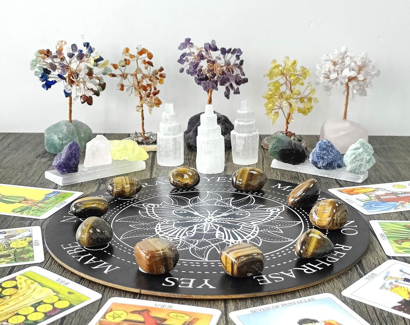 [Australia] - MAIBAOTA Tiger Eye Stones Natural Polished Tumbled Crystals Stones Rocks Energy Balance Crystal Gemstones Vase Filler Decorative Crstal Stones Brown-tiger Eye Stone 100 g 