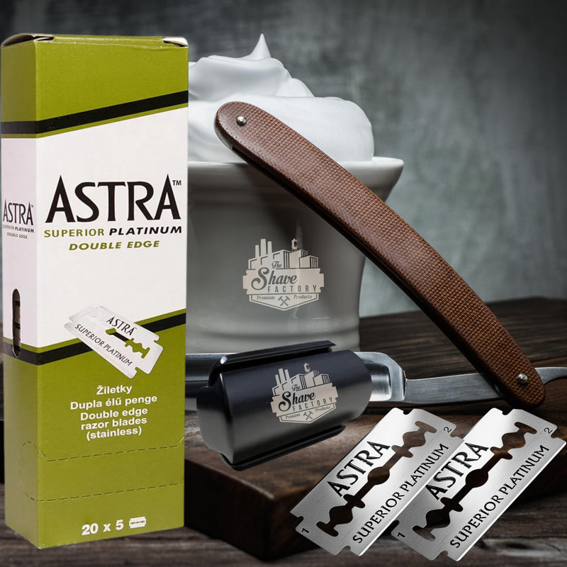 [Australia] - THE GOODFELLAS' SMILE Astra razor blades with hemostatic swabs, 100 pieces 