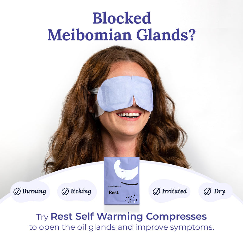 [Australia] - Rest: Self Heating Warm Compress for Eyes | Heated Eye Mask for Fast Relief of Dry Eyes | No Microwave Needed | Eye Treatment Products for Dry Eye Relief | 30 Count | FSA & HSA Eligible Rest (Warm) 1 Count (Pack of 30) 