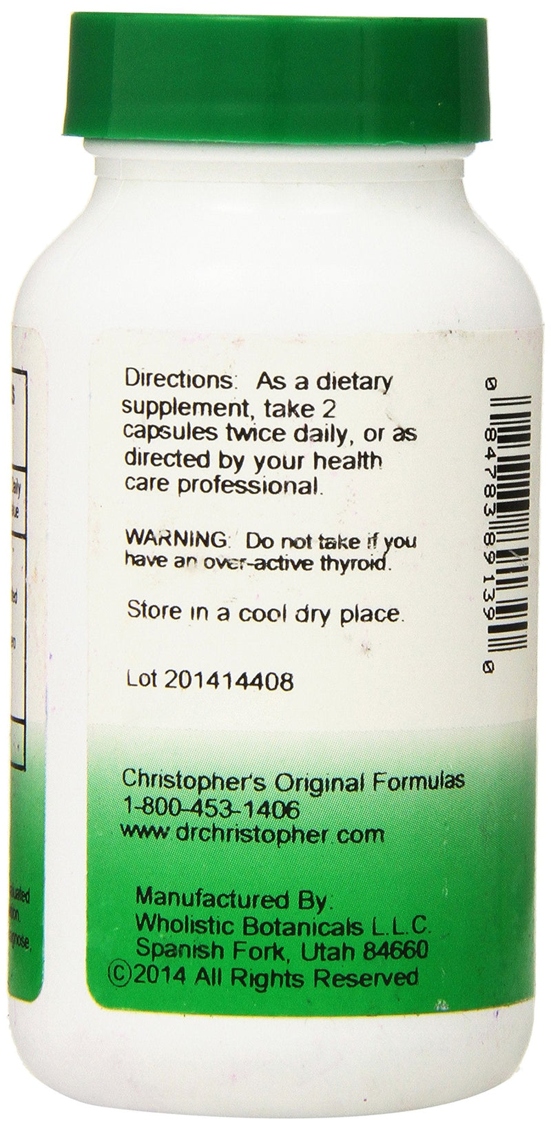 [Australia] - Dr Christopher's Formula Dr Christopher's Formula Herbal Thyroid, 100 Count 
