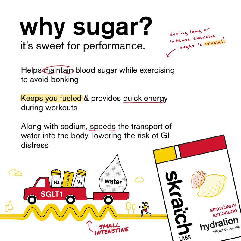 [Australia] - Skratch Labs Hydration Powder | Sport Drink Mix | Electrolytes Powder for Exercise, Endurance, and Performance | Strawberry Lemonade | 20 Servings | Non-GMO, Vegan, Kosher 20 Servings (Pack of 1) 