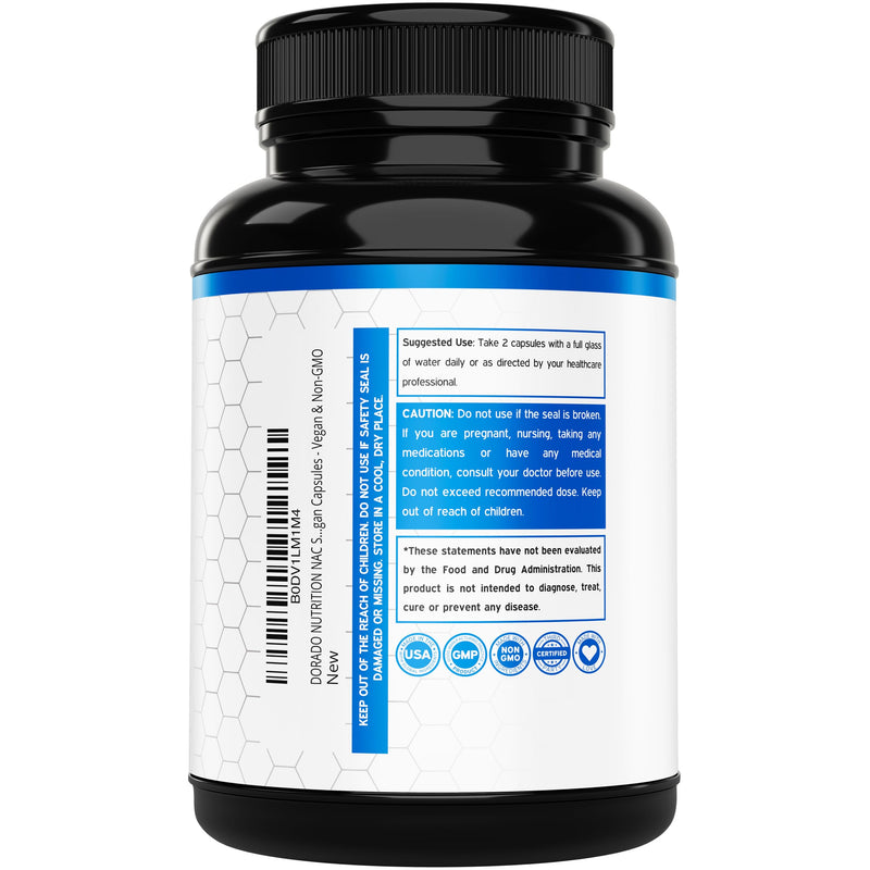[Australia] - NAC Supplement (60 Capsules, 1000mg Per Serving) Premium NAC Supplement N-Acetyl Cysteine Capsules for Men and Women for Immune Support - Vegan Safe, Third Party Tested - Non GMO & USA Made 