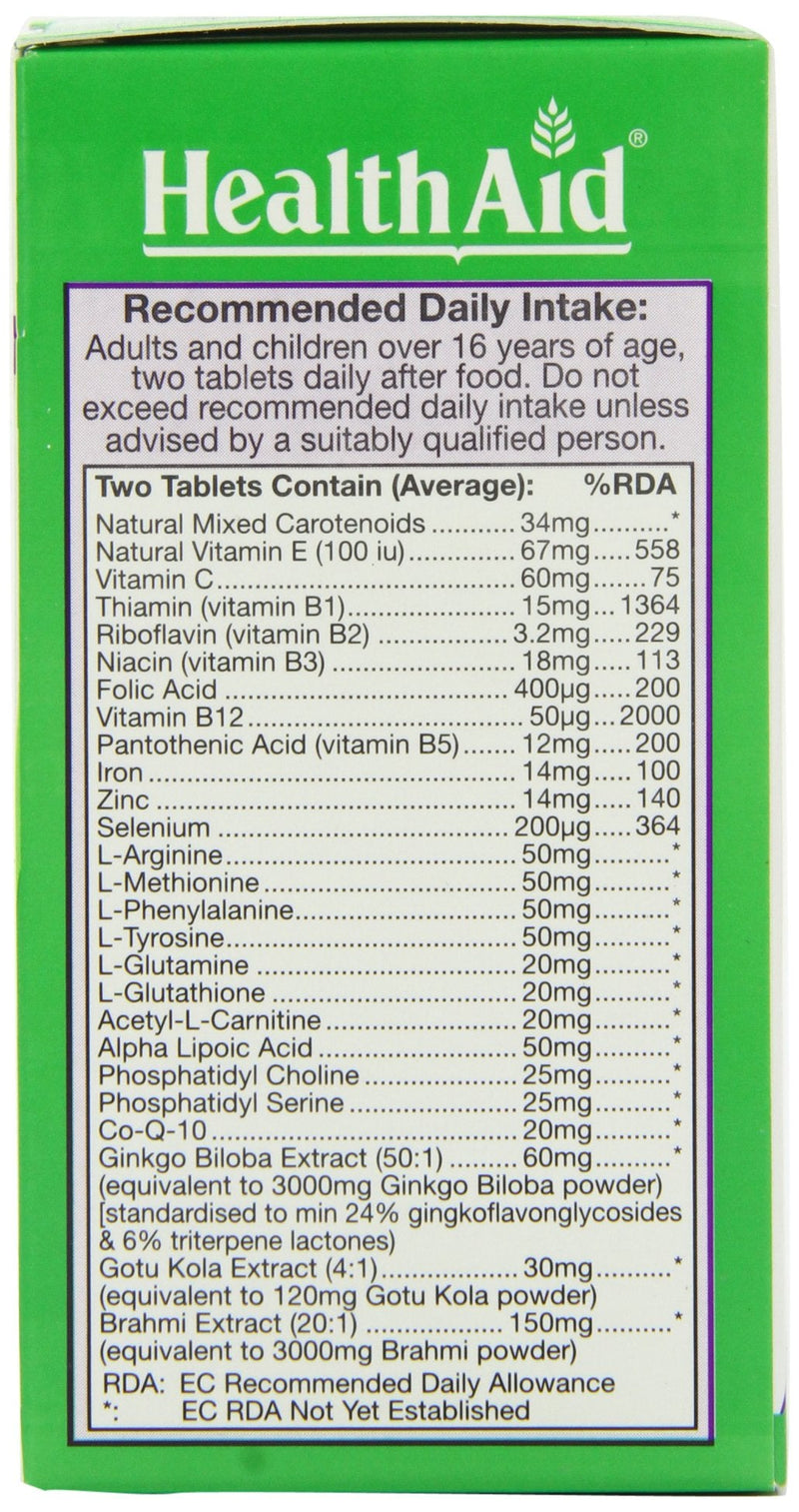 HealthAid BrainVit - 60 Tablets
