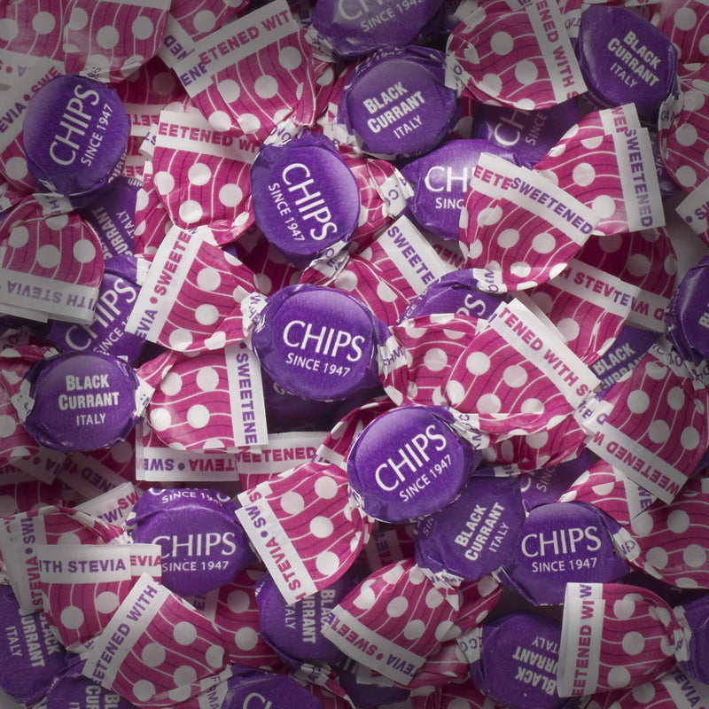 [Australia] - Chips BLACK CURRANT with STEVIA, 10 oz. ‚ÄúShare‚Äù Pack - Classic Italian Pastilles 