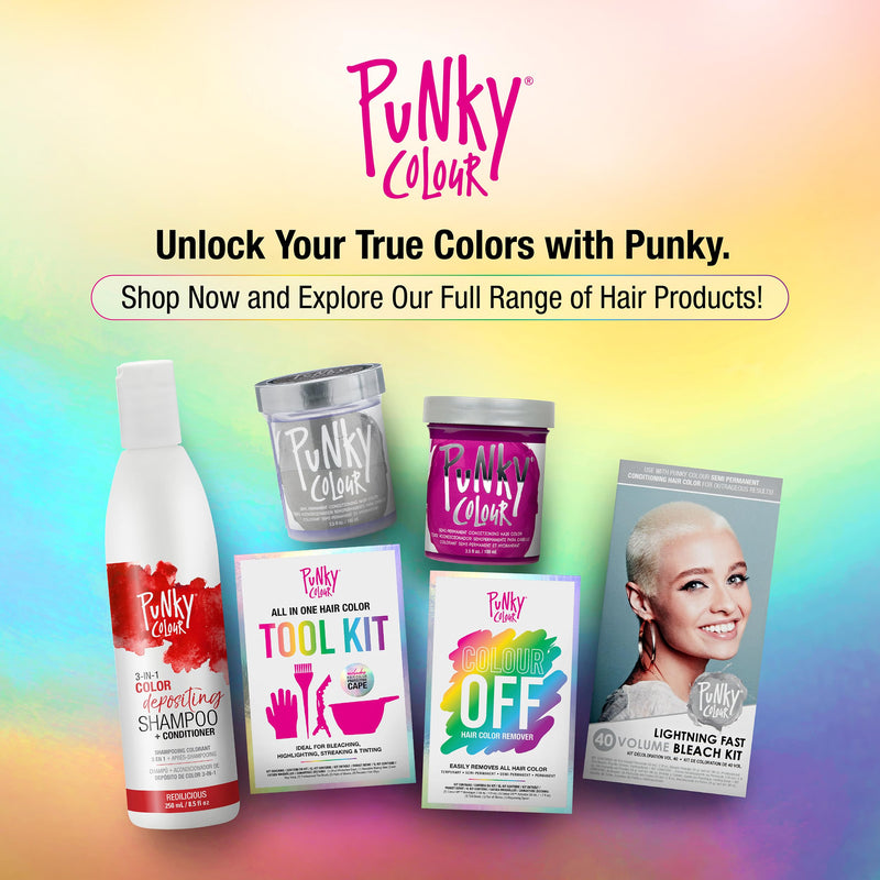 [Australia] - Punky Colour Off Hair Color Remover Kit - Hair Dye Remover, Safely Removes Semi Permanent Dye, and Permanent Colors, Color Removers for Dyed Hairs 