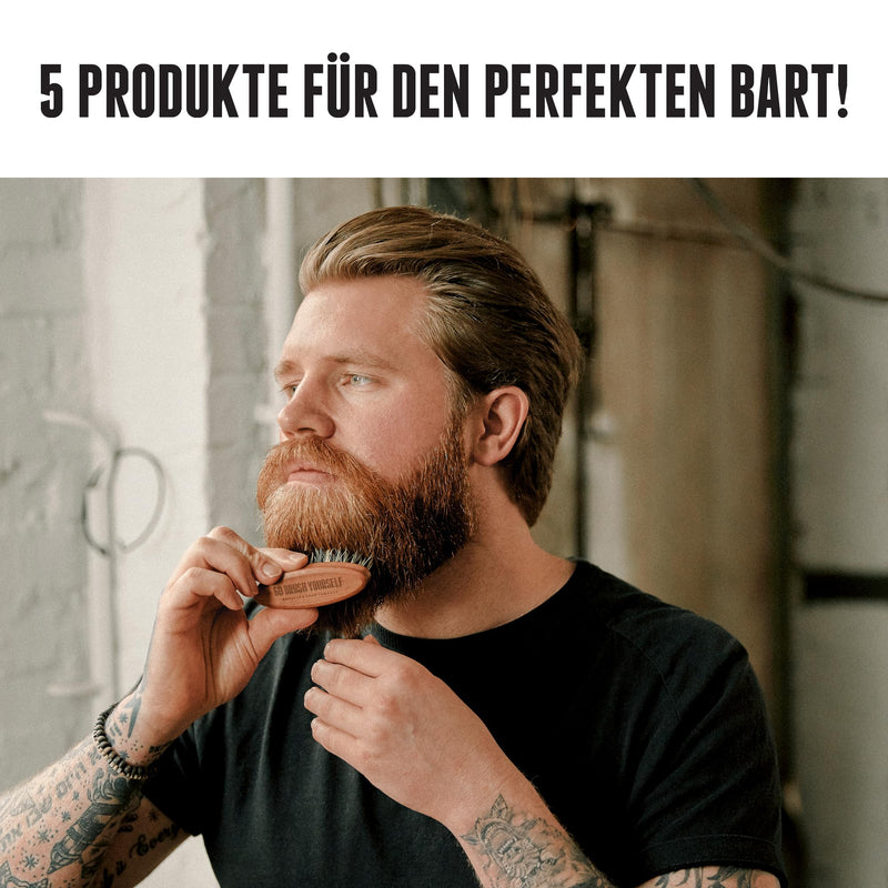 [Australia] - Brooklyn Soap Company · Ultimate Beard Box · Beard care set including beard oil, beard shampoo, beard brush, beard wax & beard cream · Gift idea for men 