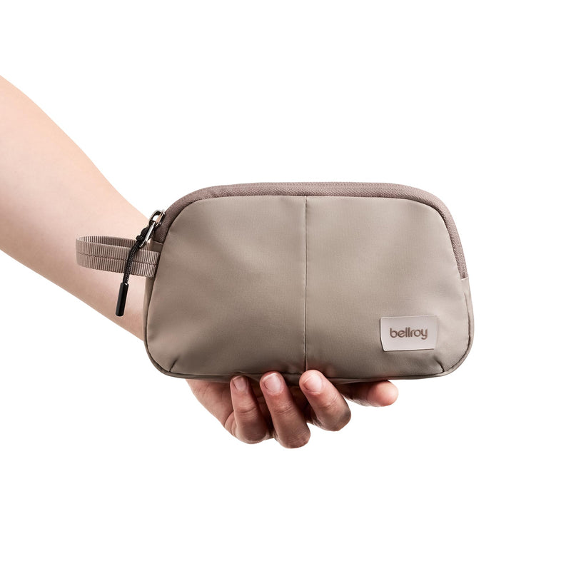 Bellroy Laneway Daily Pouch, Everyday Organizer - Fawn | 1L organizer pouch for everyday or travel, with internal organization