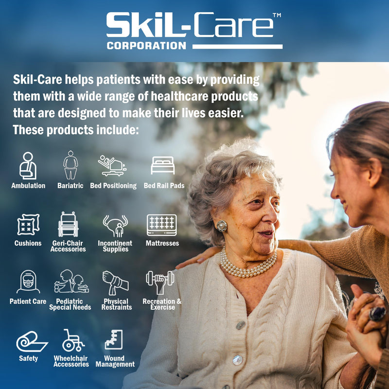 [Australia] - Skil-Care Heel Float Boot, Size Range Small through Large, Zero Heel Pressure, Cooling Gel Pack, Cozy Cloth Inner Cover, Anti-Foot-Drop Construction, 503034, 503035, 503036 Medium 