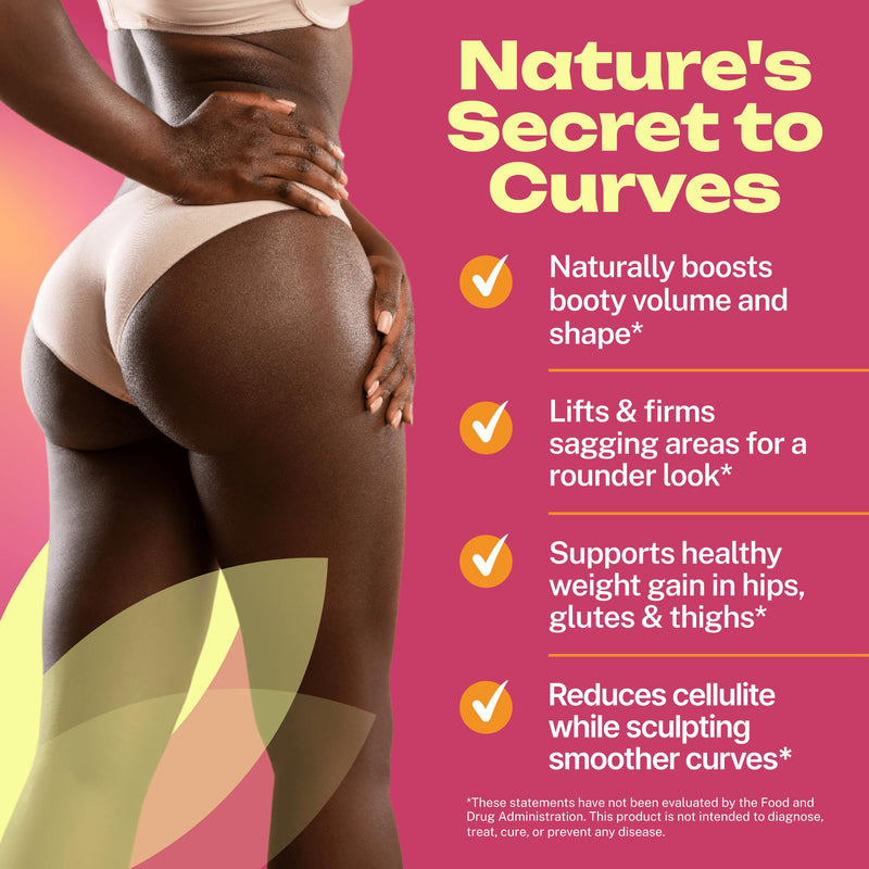 [Australia] - BBL Gummies for Big Booty & Curvy HIPS - Advanced Herbal Sugar Free Weight Gainer for Women - Weight Gain Booty Gummies for Butt Growth - Bigger Butt Enhancer & Booty Builder 