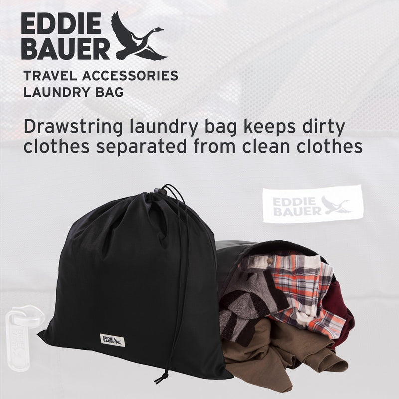 Eddie Bauer 5 Set Packing Organizer Cubes for Suitcases, Travel Essentials for Carry on, Lugagge Oganizer Bags Set Accessories, Black One Size