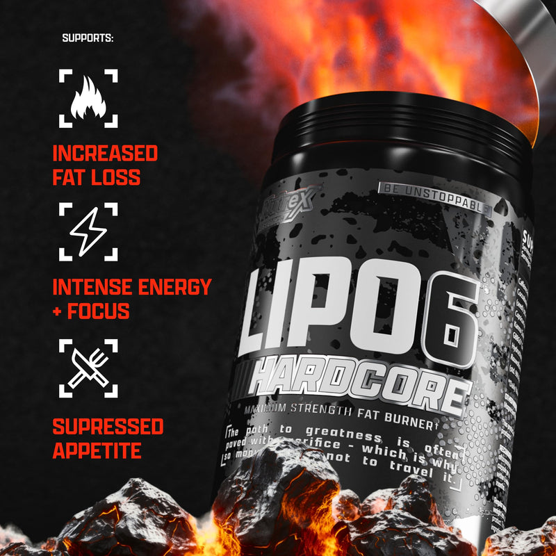 [Australia] - Nutrex Research Lipo-6 Hardcore Supplement, Supports Metabolism & Energy, Dietary Capsules – 60 Count 1 