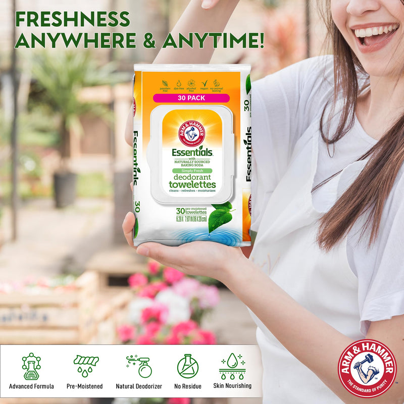 [Australia] - Feminine Wipes for Women - Simply Fresh 30 Wipes for Women - 1 Pack Bathroom Wipes - Premium Female Wipes - Wipes for Women 1 Count (Pack of 1) 