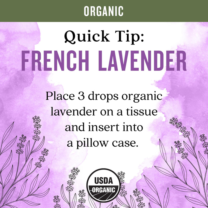 [Australia] - Aura Cacia Organic French Lavender Pure Essential Oil, Vegan, Cruelty Free, 0.25 Fluid Ounces (Pack of 1) 