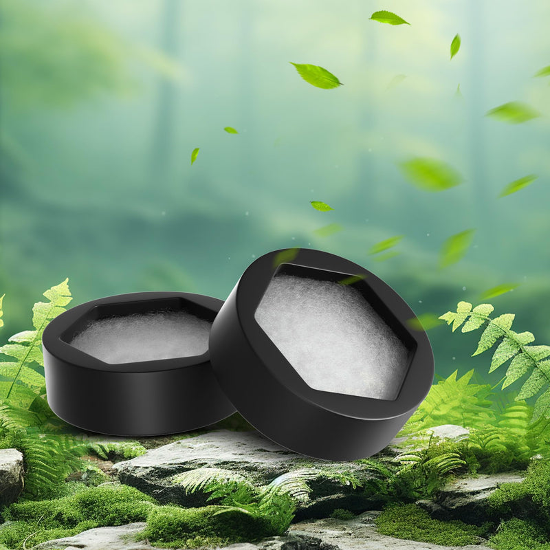 [Australia] - Universal Silicone Mouth Funnel, Replaceable Activated Carbon Filter (100pcs) Black 